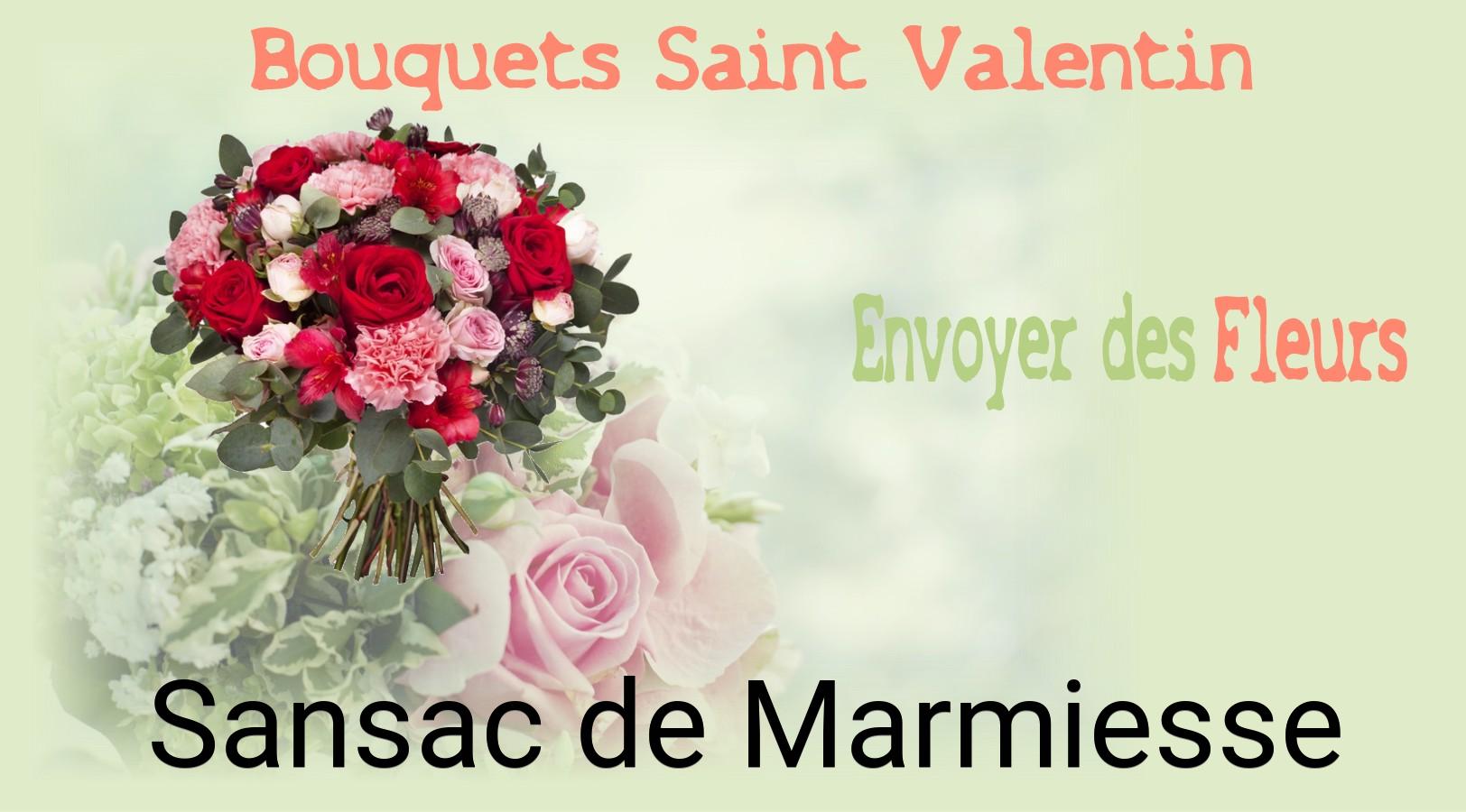 Roses de Saint-Valentin livrées à Sansac-de-Marmiesse